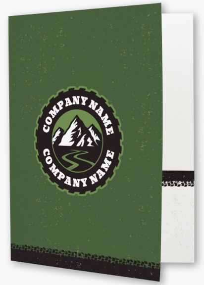 A mountains camping brown white design