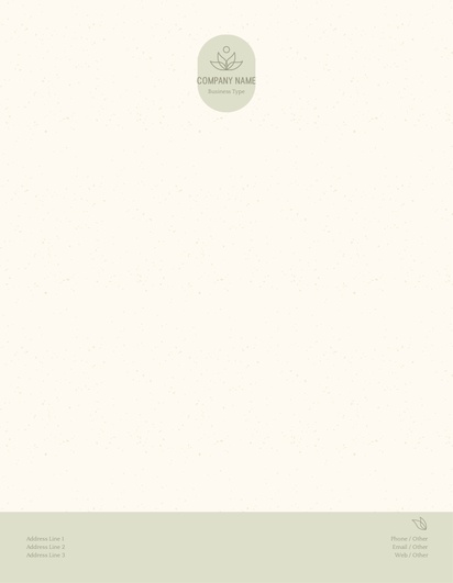 Design Preview for Design Gallery: Holistic & Alternative Medicine Notepads, 8.5" x 11"