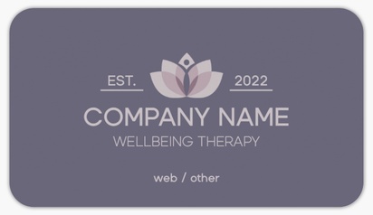 Design Preview for Design Gallery: Health & Wellness Sticker Sheets, 8.7 x 4.9 cm Rounded Rectangle