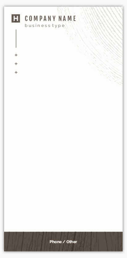 Design Preview for Retail & Sales Notepads Templates, 3.8" x 7.8"