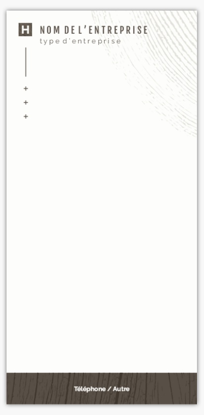 Aperçu du graphisme pour Galerie de modèles : Blocs-notes, Décoration intérieure, 3.8 x 7.8 po