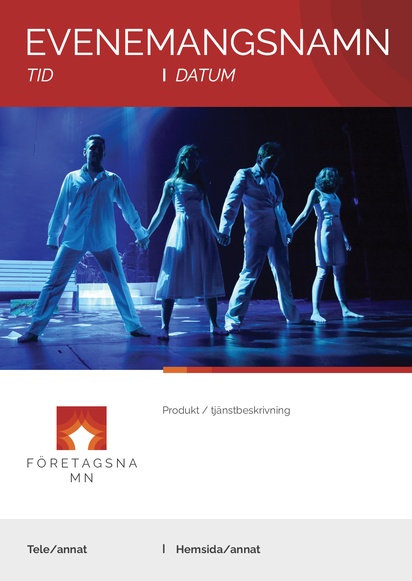 Förhandsgranskning av design för Designgalleri: Teater Affischer i stora upplagor, A3 (297 x 420 mm)