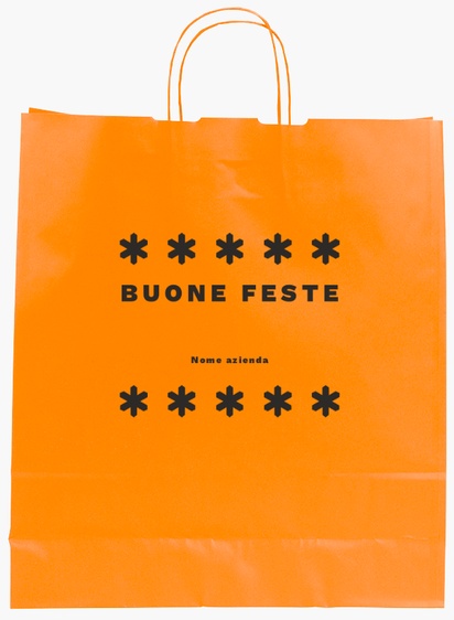 Anteprima design per Galleria di design: sacchetti di carta stampa monocolore per divertente e stravagante, L (36 x 12 x 41 cm)