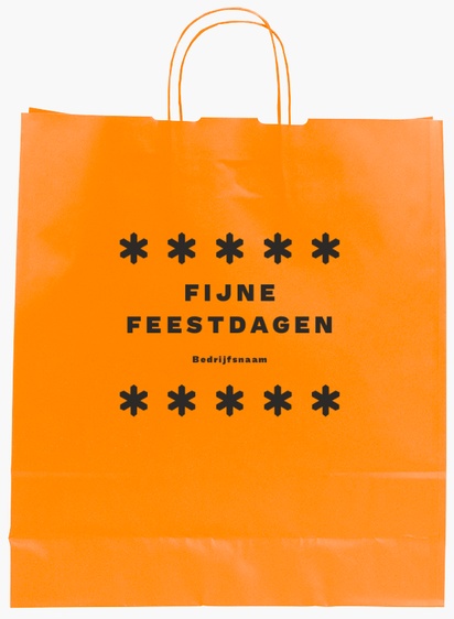 Voorvertoning ontwerp voor Ontwerpgalerij: Traditioneel en klassiek Effen kleur papieren tassen, L (36 x 12 x 41 cm)