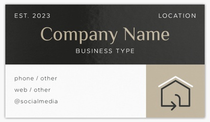 Design Preview for Design Gallery: Mortgages & Loans Glossy Business Cards, Standard (3.5" x 2")