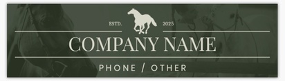 Design Preview for Design Gallery: Animals Bumper Stickers, 7.6 x 27.9 cm - Rectangle