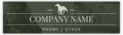 Design Preview for Templates for Animals Bumper Stickers , Rectangle - 7.6 x 27.9 cm