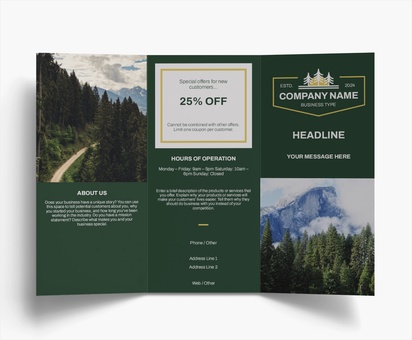Design Preview for Design Gallery: Landscaping & Gardening Folded Leaflets, Tri-fold DL (99 x 210 mm)