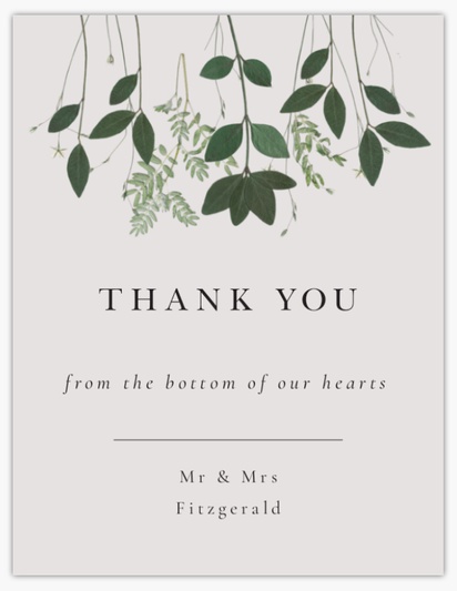 Design Preview for Thank You Cards, Flat