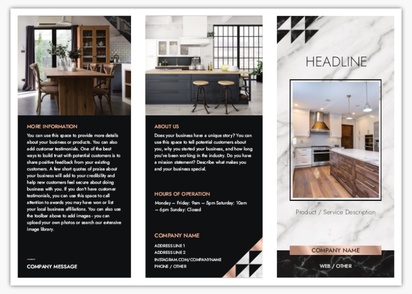 Design Preview for Design Gallery: Interior Decorating & Design Flyers, Tri-fold DL