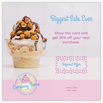 Design Preview for Design Gallery: Ice Cream & Food Trucks Flyers & Leaflets,  No Fold/Flyer 210 x 210 mm