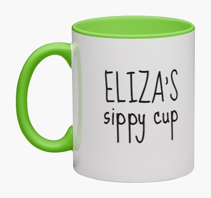 Design Preview for Design Gallery: Birthday Personalised Mugs, Wrap-around