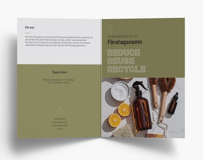 Förhandsgranskning av design för Designgalleri: Lantbruk Flyers och broschyrer, Enkelfalsning A6 (105 x 148 mm)