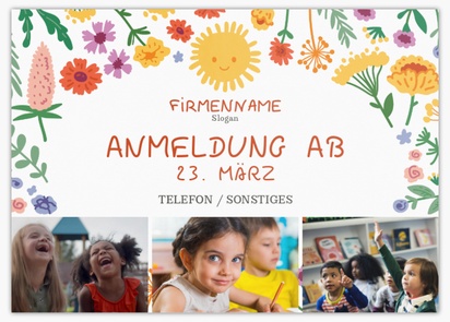 Designvorschau für Designgalerie: Flyer und Falzflyer Bildung & Kinderbetreuung,  Ohne Falz A6 (105 x 148 mm)
