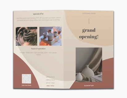 Design Preview for Design Gallery: Crafts Custom Brochures, 8.5" x 11" Bi-fold