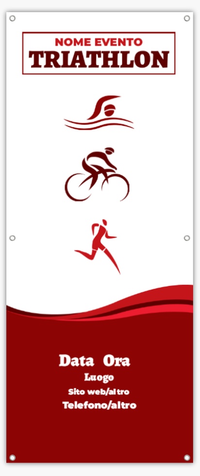 Anteprima design per Galleria di design: striscioni microforati per sport e fitness, 76 x 183 cm