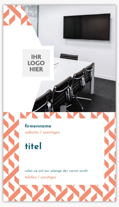 Designvorschau für Designgalerie: Roll-Up-Banner Finanzen & Versicherungen, 118 x 206 cm Economy