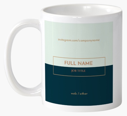 Design Preview for Design Gallery: Food & Beverage Personalised Mugs, 325 ml  2 Sided