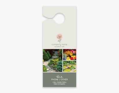 Design Preview for Design Gallery: Floral Door Hangers, Small