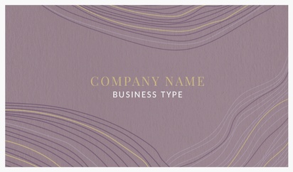 Design Preview for Design Gallery: Cosmetics & Perfume Natural Textured Business Cards