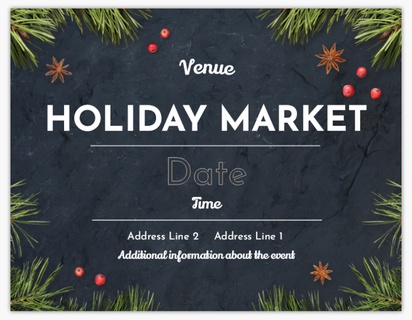 Design Preview for Holiday Posters Templates, 8.5" x 11"