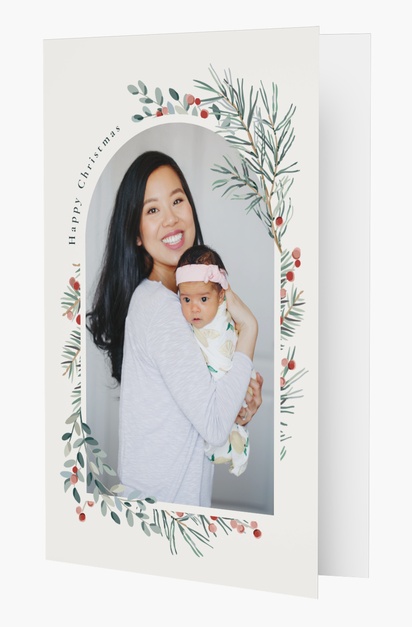 Design Preview for Design Gallery: Seasonal Personalized Christmas Cards, Rectangular 18.2 x 11.7 cm