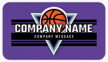 Design Preview for Design Gallery: Sports Product & Packaging Labels, Rounded Rectangle  8.7 x 4.9 cm 