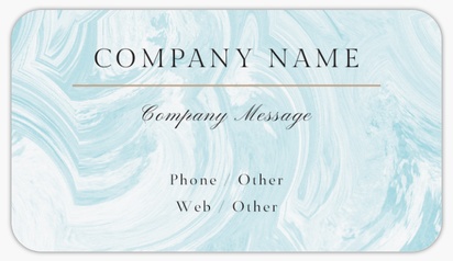 Design Preview for Design Gallery: Art & Entertainment Product Labels on Sheets, Rounded Rectangle 8.7 x 4.9 cm