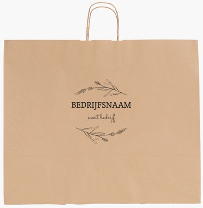 Voorvertoning ontwerp voor Ontwerpgalerij: Marketing en PR Effen kleur papieren tassen, XL (54 x 14 x 45 cm)