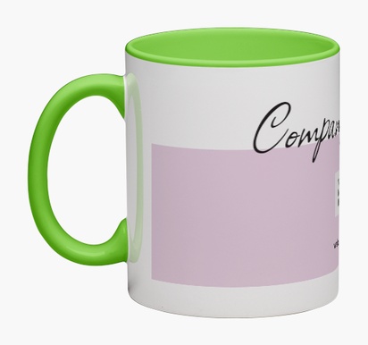 Design Preview for Design Gallery: Modern & Simple Personalised Mugs, Wrap-around