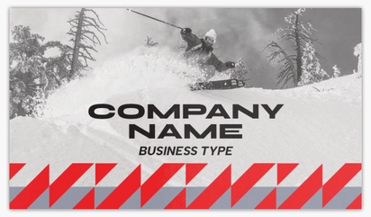 Design Preview for Sports & Fitness Glossy Business Cards Templates, Standard (3.5" x 2")