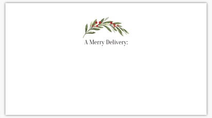 Design Preview for Holiday Custom Envelopes Templates, 4.6” x 7.2”