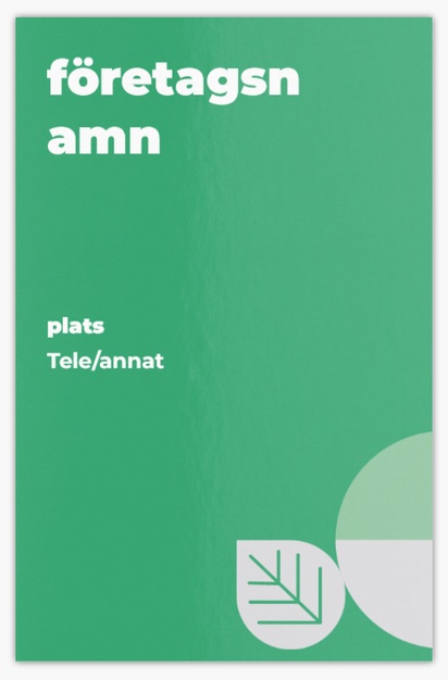 Förhandsgranskning av design för Designgalleri: Energi & miljö Extratjocka visitkort, Standard (85 x 55 mm)