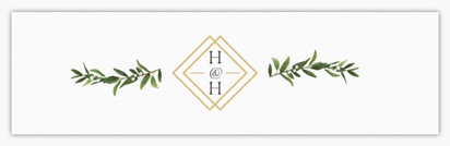 Vista previa del diseño de Galería de diseños de pegatinas en rollo para flores y follajes, Rectangular 7 x 2 cm