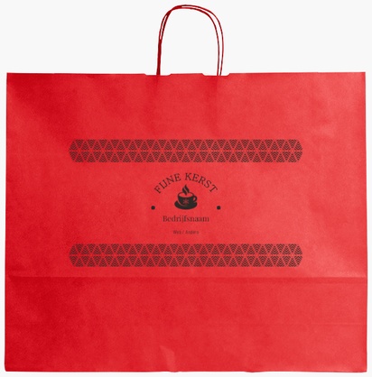 Voorvertoning ontwerp voor Ontwerpgalerij: Loyaliteit kaarten Effen kleur papieren tassen, XL (54 x 14 x 45 cm)