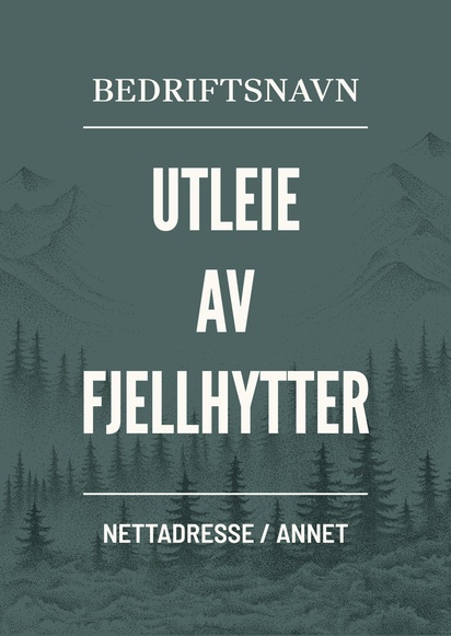 Forhåndsvisning av design for Designgalleri: Høytider & Helligdager Flyere og brosjyrer,  Ikke foldet A3 (297 x 420 mm)