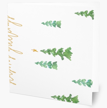 Design Preview for Christmas cards, Square 14 x 14 cm