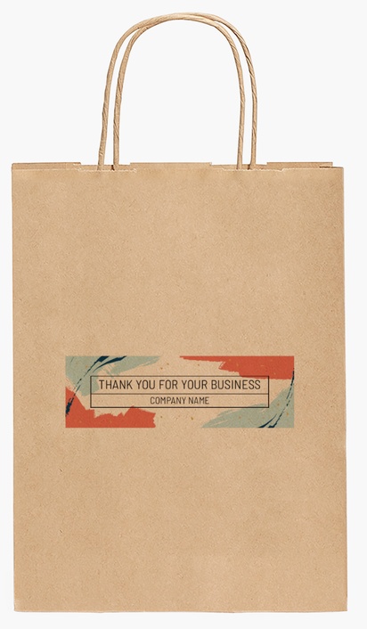 Design Preview for Design Gallery: Bold & Colourful Paper Bags, 27.5 x 20.5 x 11 cm
