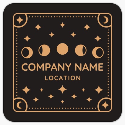 Design Preview for Design Gallery: Retro & Vintage Rounded Corner Business Cards, Rounded Square (65 x 65 mm)