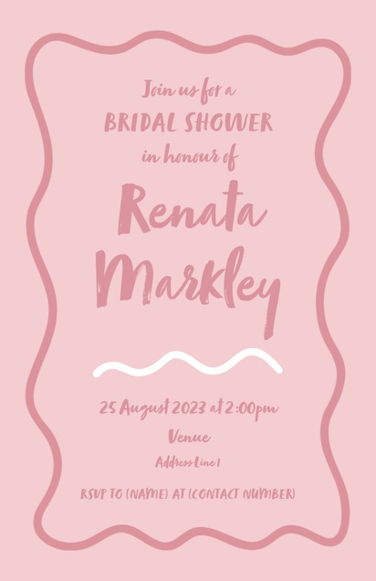 Design Preview for Custom Invitations: Designs, Examples and Ideas, Flat 11.7 x 18.2 cm
