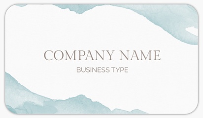 Design Preview for Customer Service Rounded Corner Business Cards Templates, Standard (3.5" x 2")