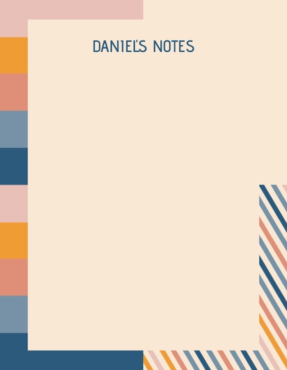 Design Preview for Design Gallery: Patterns & Textures Notepads