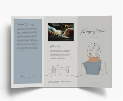 Design Preview for Design Gallery: Shoes Folded Leaflets, Tri-fold DL (99 x 210 mm)