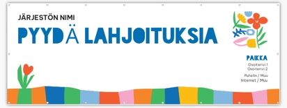 Mallin esikatselu Mallivalikoima: Laki & Politiikka Reikävinyylibanderollit, 150 x 400 cm