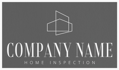 A home inspection real estate gray design