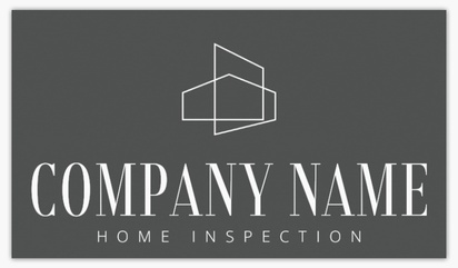 A home inspection real estate gray design