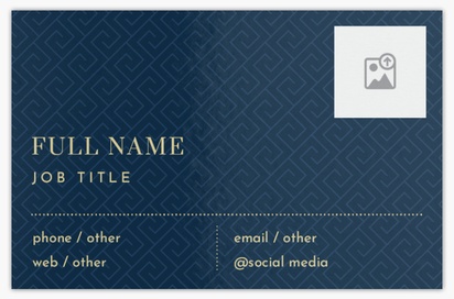 Design Preview for Design Gallery: Law, Public Safety & Politics Ultra-Thick Business Cards, Standard (85 x 55 mm)