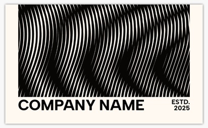 Design Preview for Templates for Arts & Entertainment Standard Name Cards , Standard (91 x 55 mm)