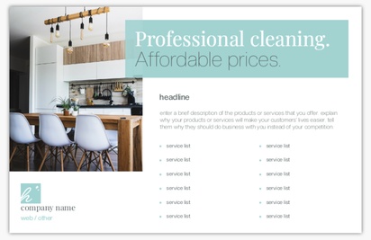 A cleaning services house cleaning white design for Modern & Simple