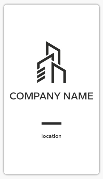 Design Preview for Design Gallery: Property & Estate Agents Product Labels, 8.7 x 4.9 cm Rounded Rectangle